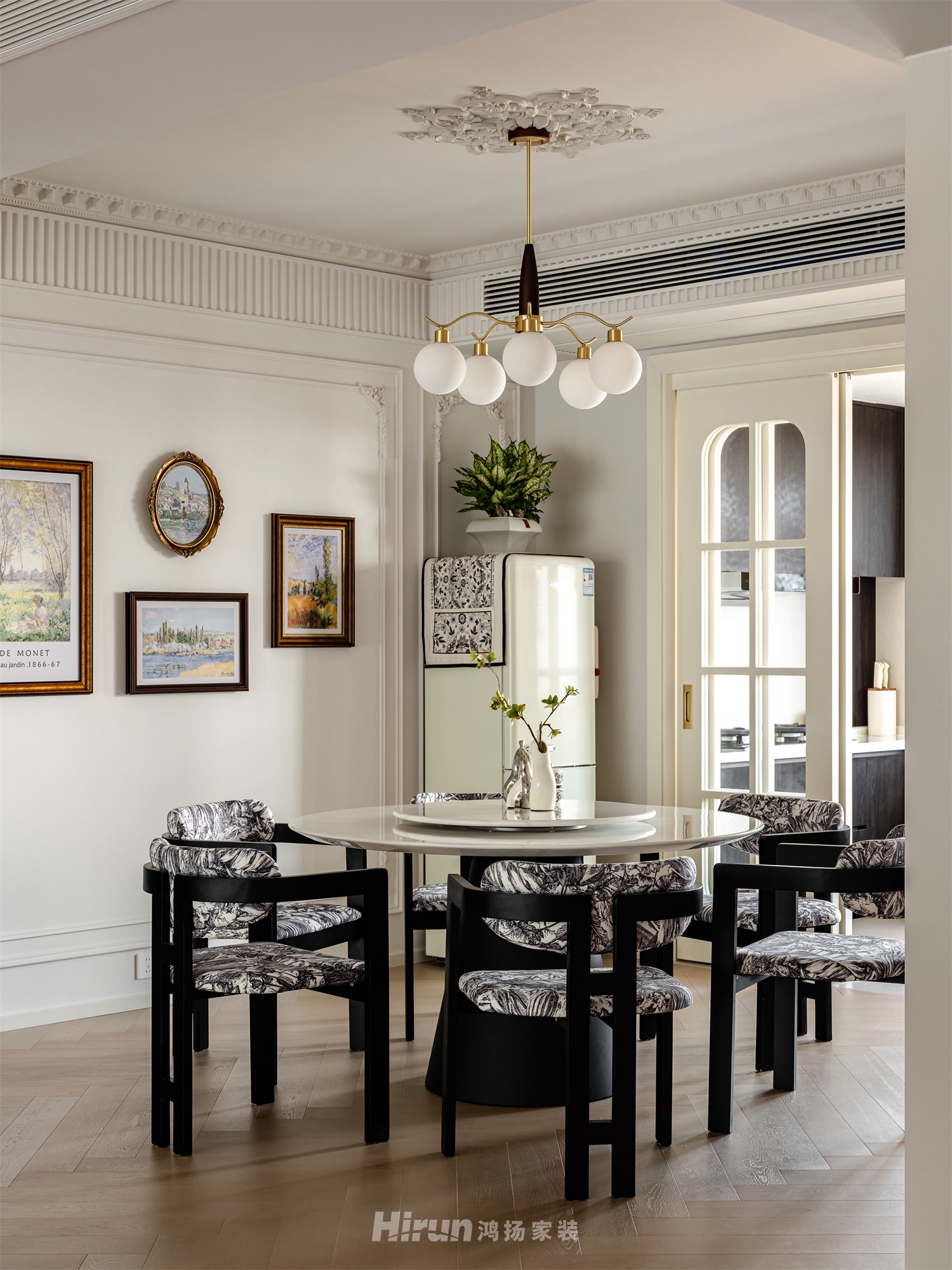 建發央著160㎡輕歐簡美四居室 裝修案例實景圖-18