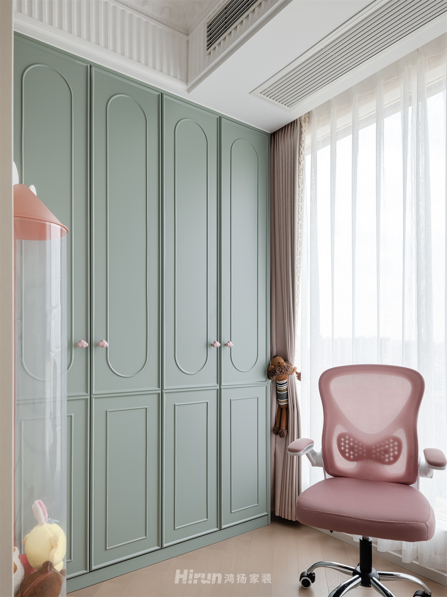 建發央著160㎡輕歐簡美四居室 裝修案例實景圖-19