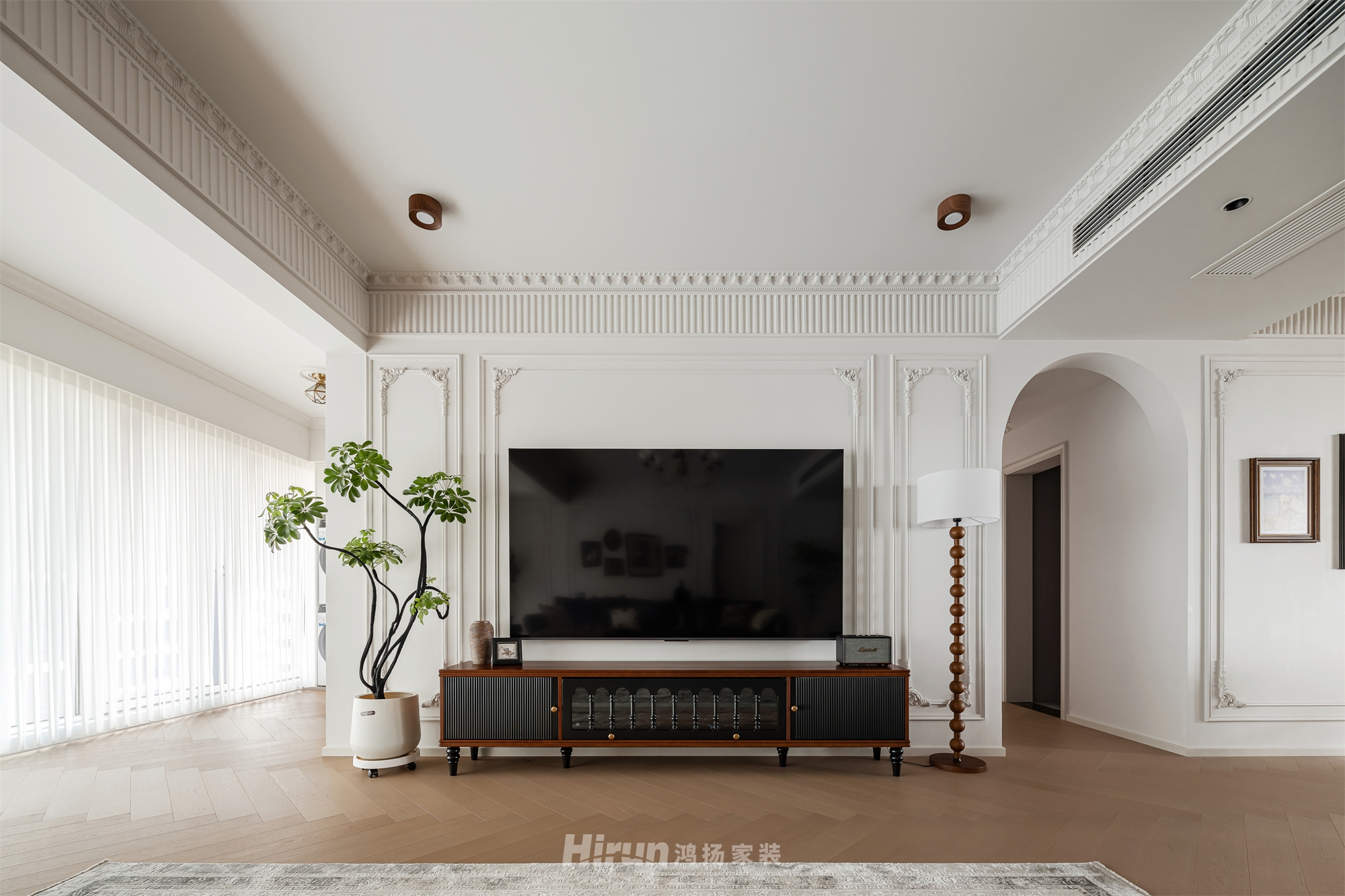 建發央著160㎡輕歐簡美四居室 裝修案例實景圖-11