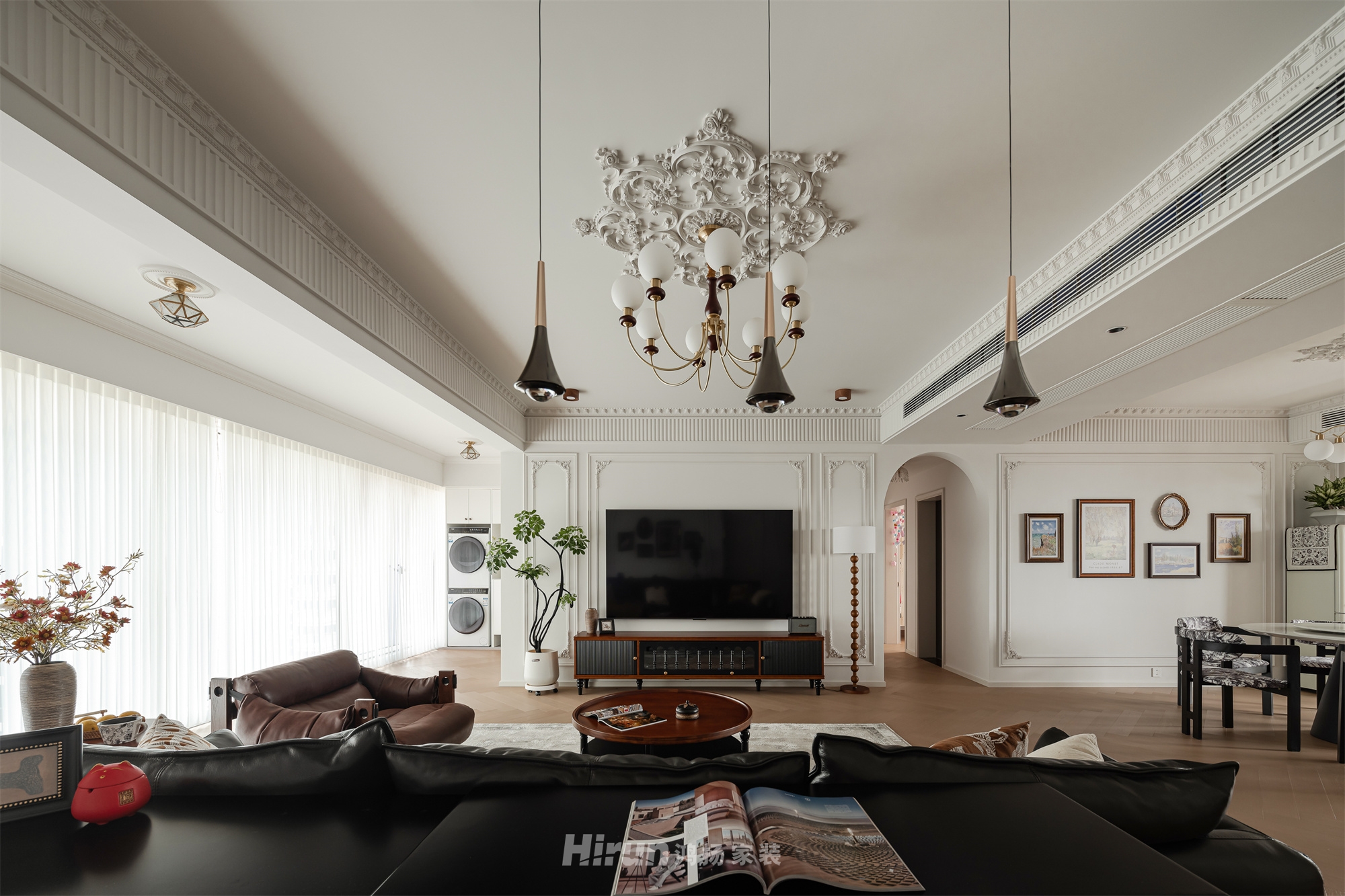 建發央著160㎡輕歐簡美四居室 裝修案例實景圖-12