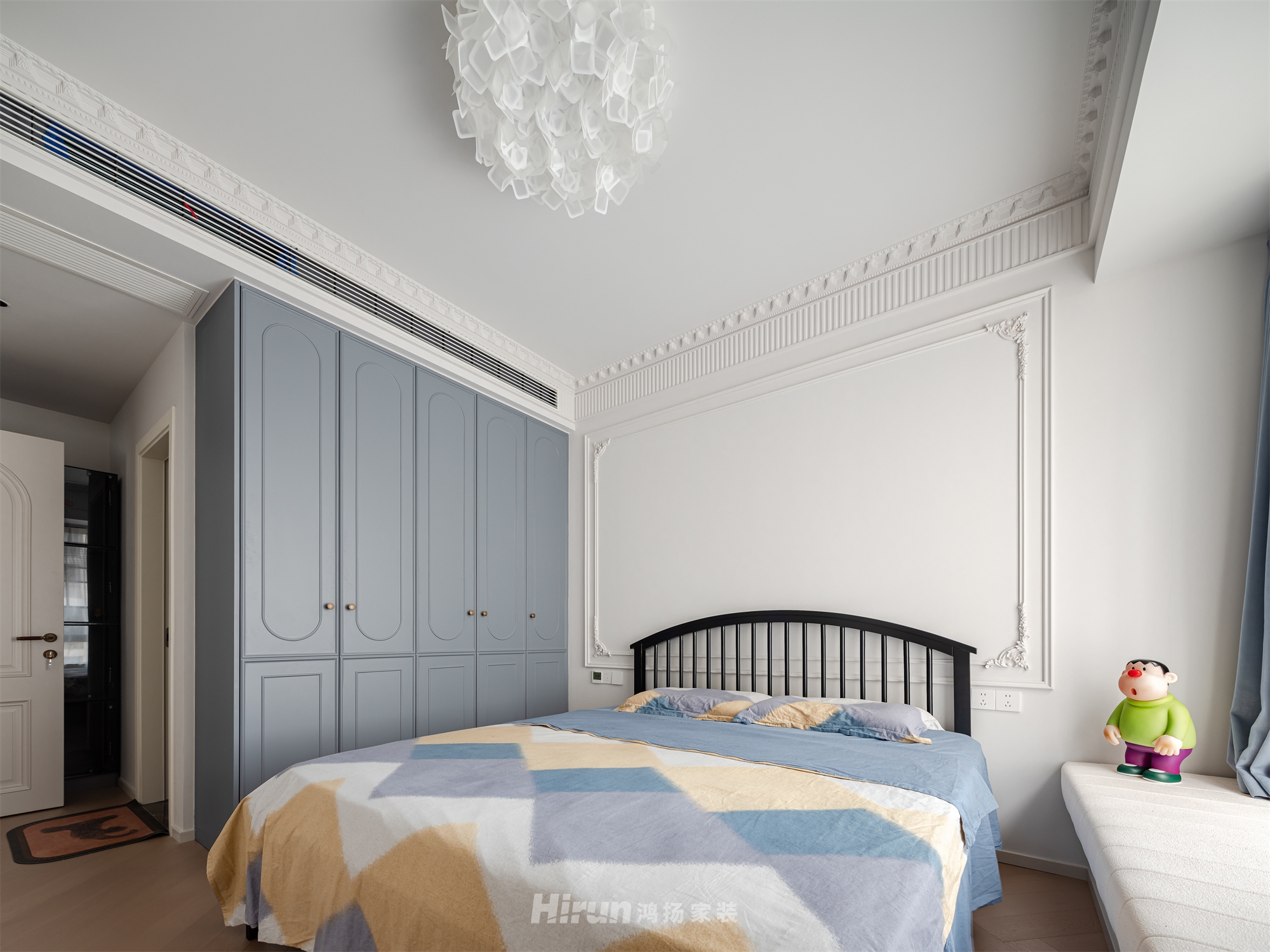 建發央著160㎡輕歐簡美四居室 裝修案例實景圖-17