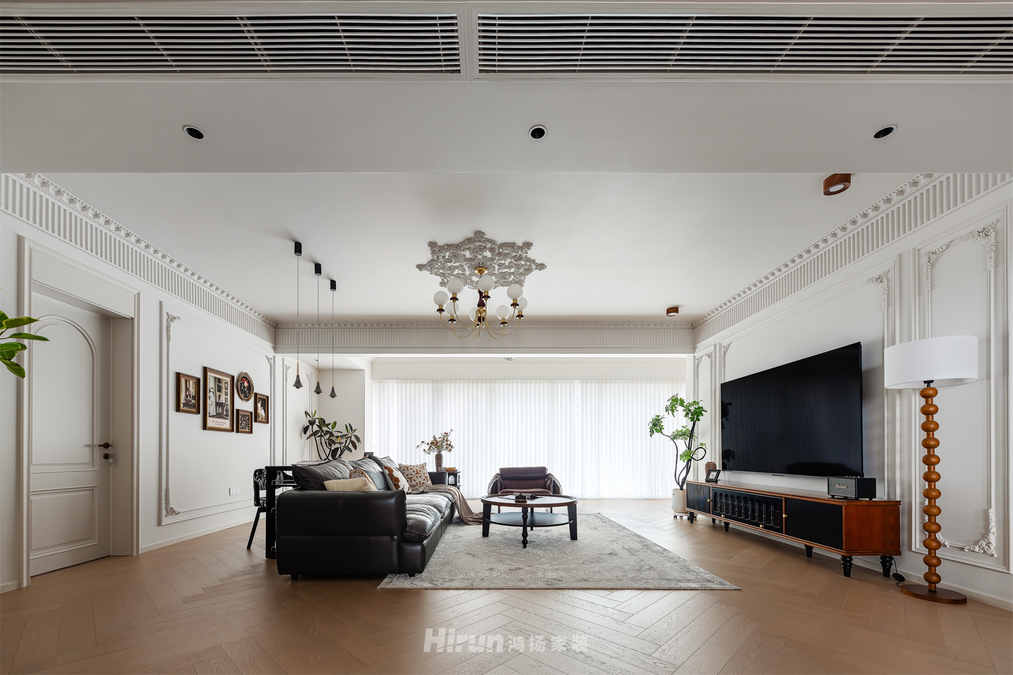 建發央著160㎡輕歐簡美四居室 裝修案例實景圖-8