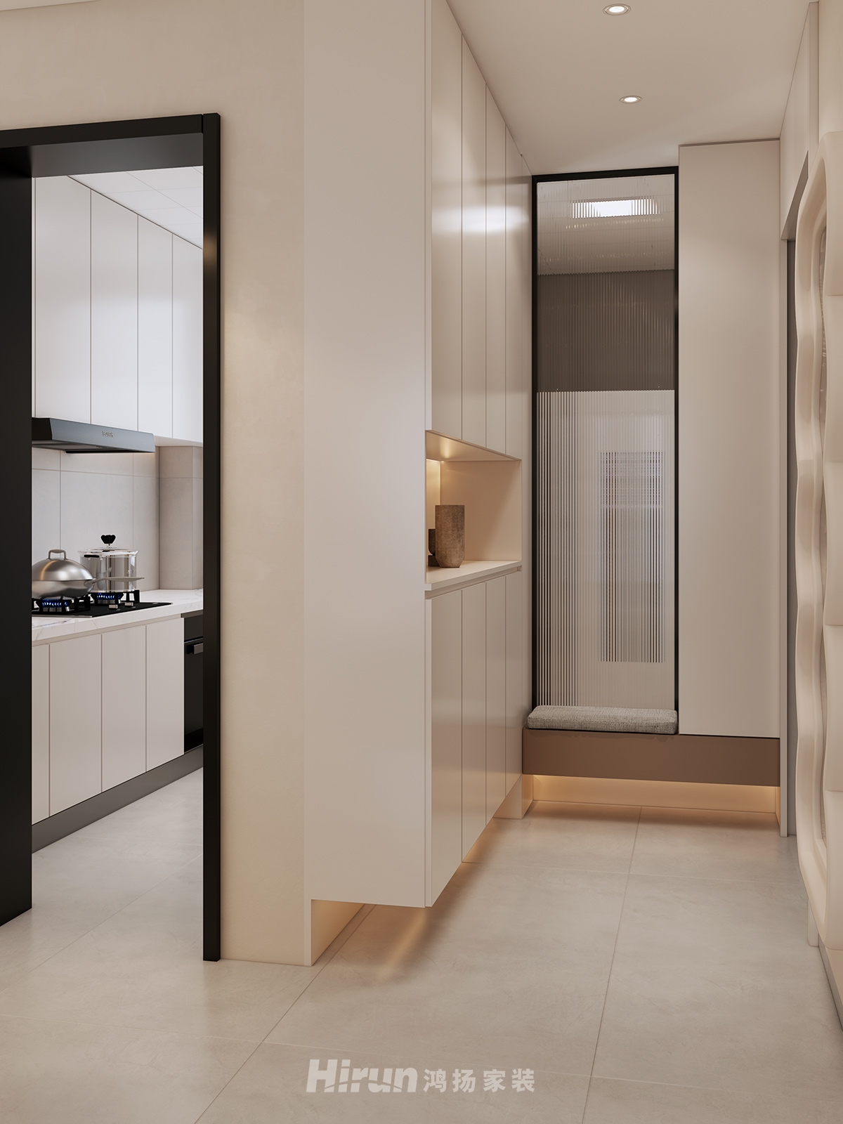 金茂悅157㎡北歐之光復式 裝修案例效果圖-3