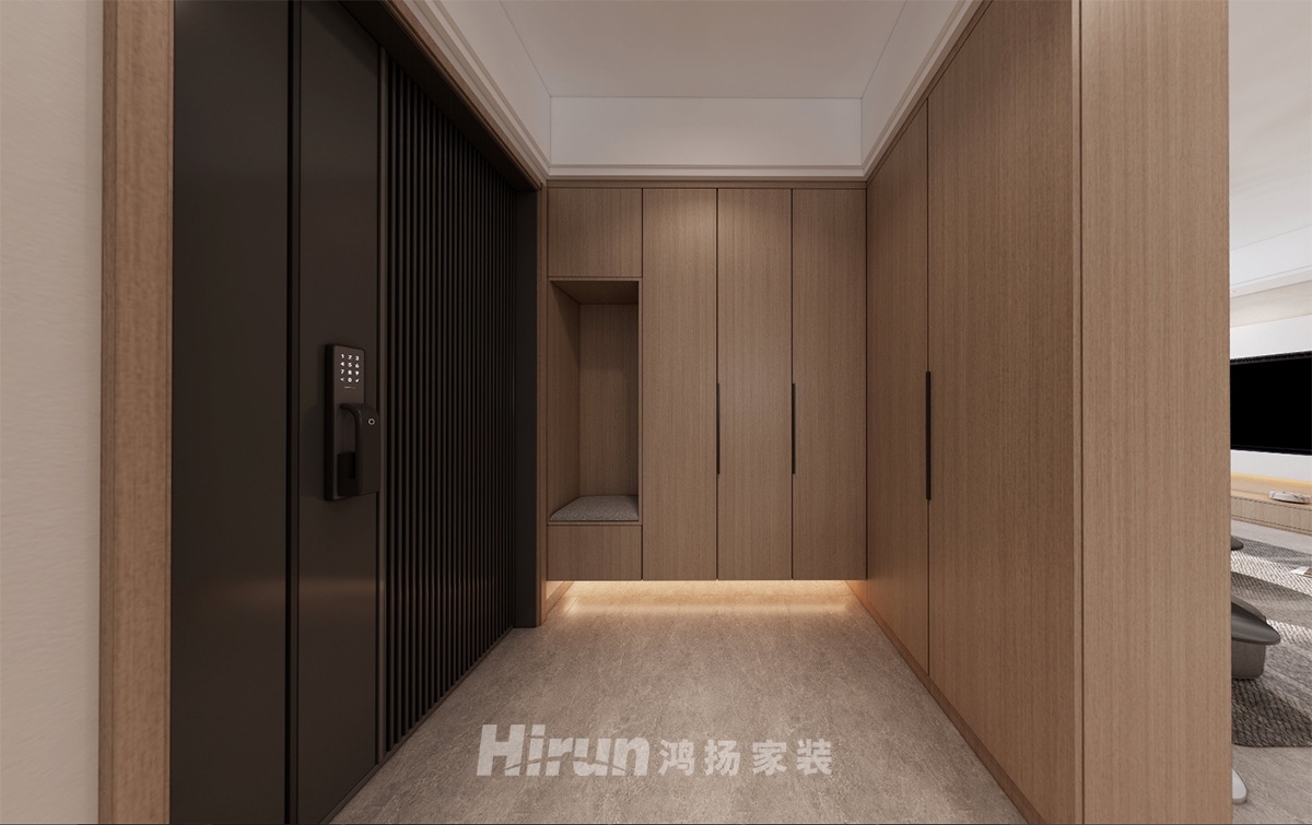 天鵝湖一號150㎡雅致現代三居室 裝修案例效果圖-7