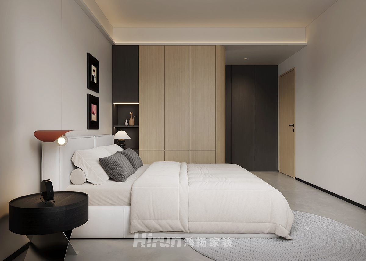 建發央著143㎡雅致現代四居室 裝修案例效果圖-6