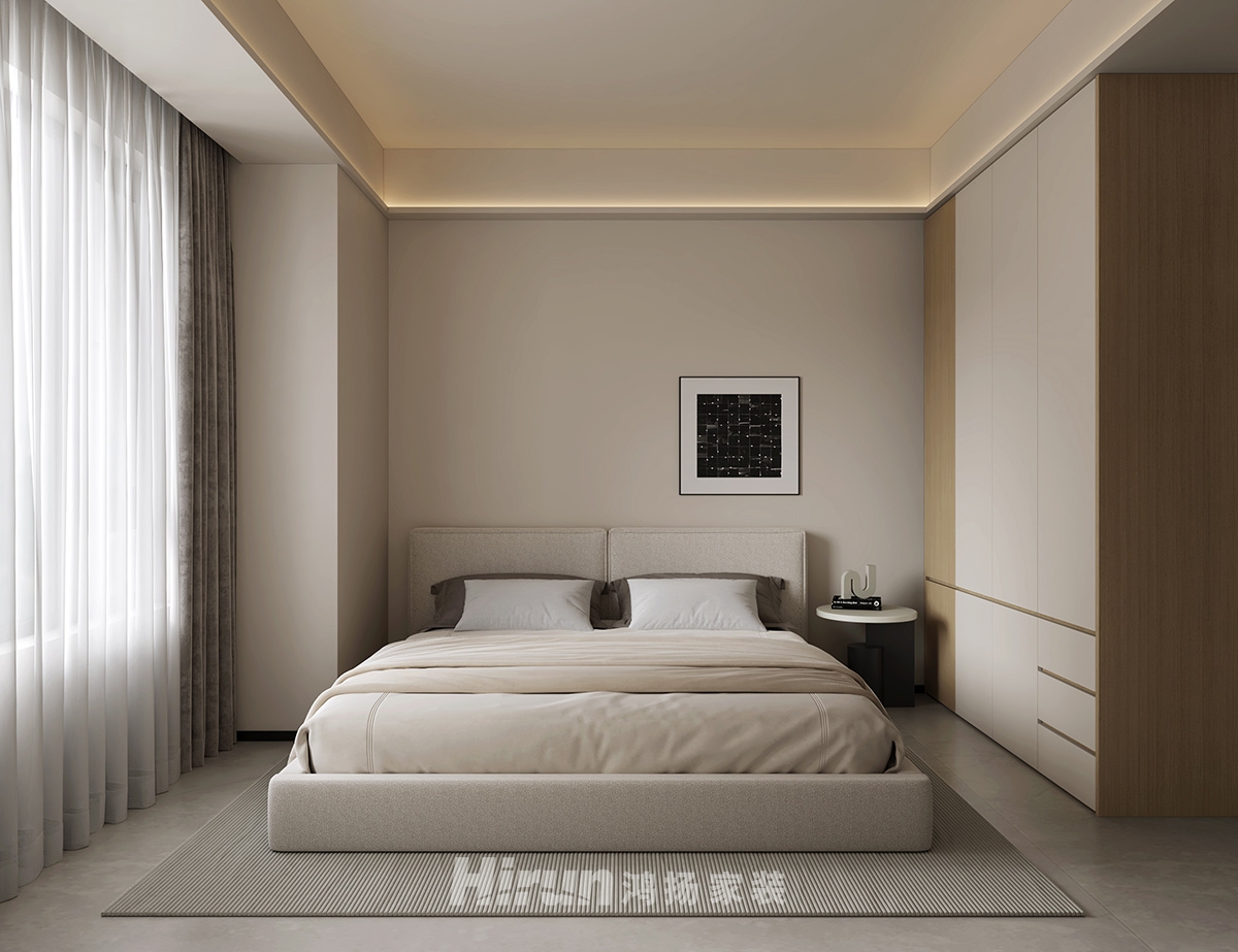 建發央著143㎡雅致現代四居室 裝修案例效果圖-7