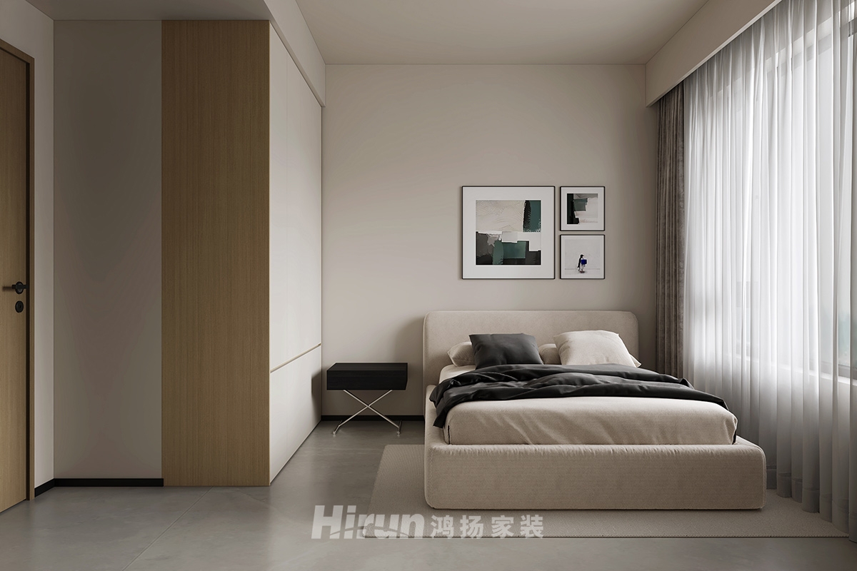 建發央著143㎡雅致現代四居室 裝修案例效果圖-8