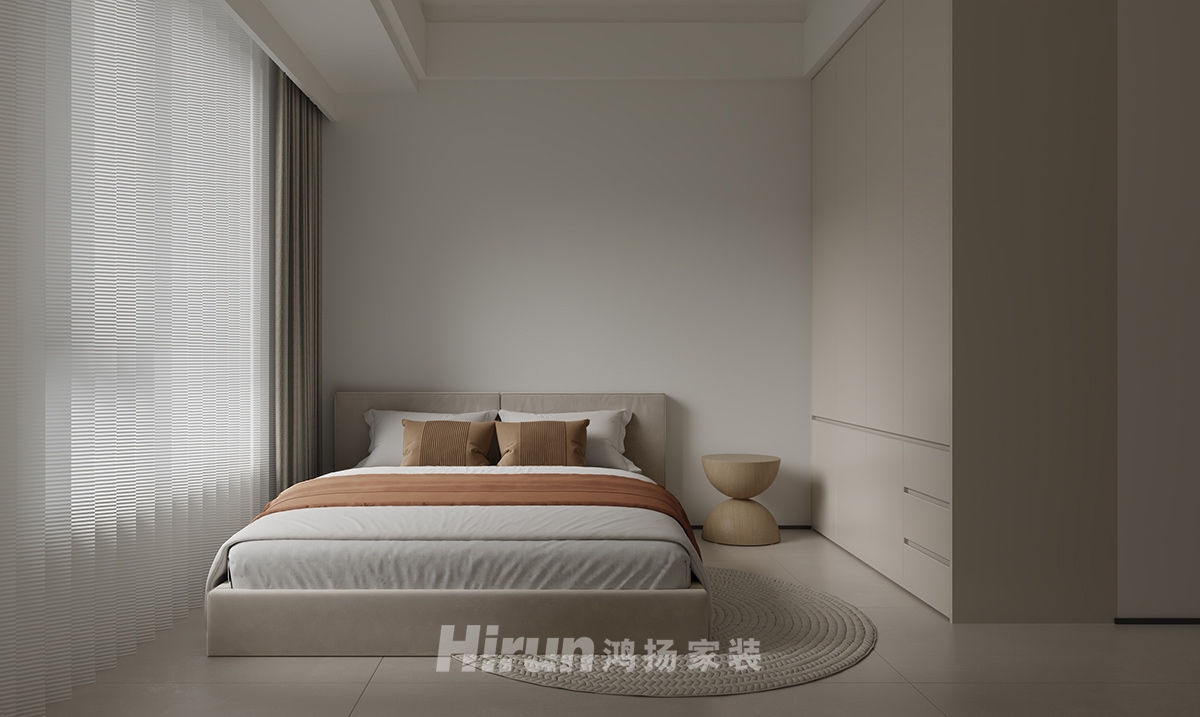 建發央著115㎡雅致現代三居室 裝修案例效果圖-6