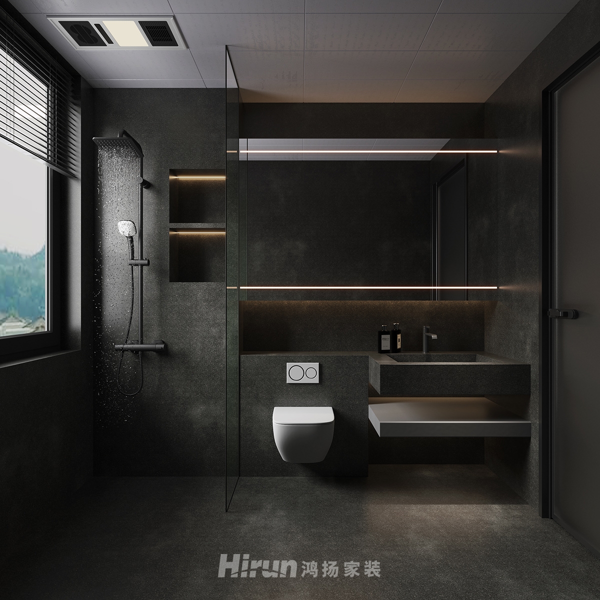 建發央著143㎡雅致現代四居室 裝修案例效果圖-8