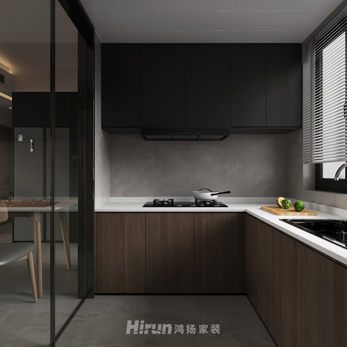 建發央著143㎡雅致現代四居室 裝修案例效果圖-12