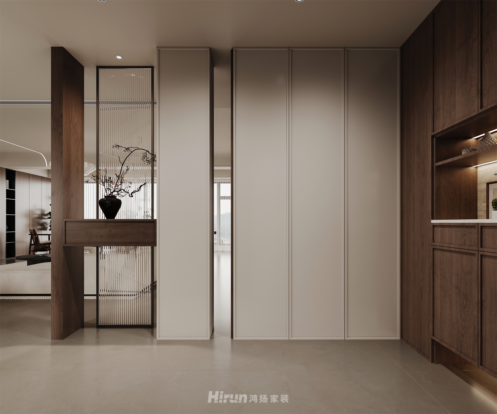 建發央著270㎡復古風潮五居室 裝修案例效果圖-10