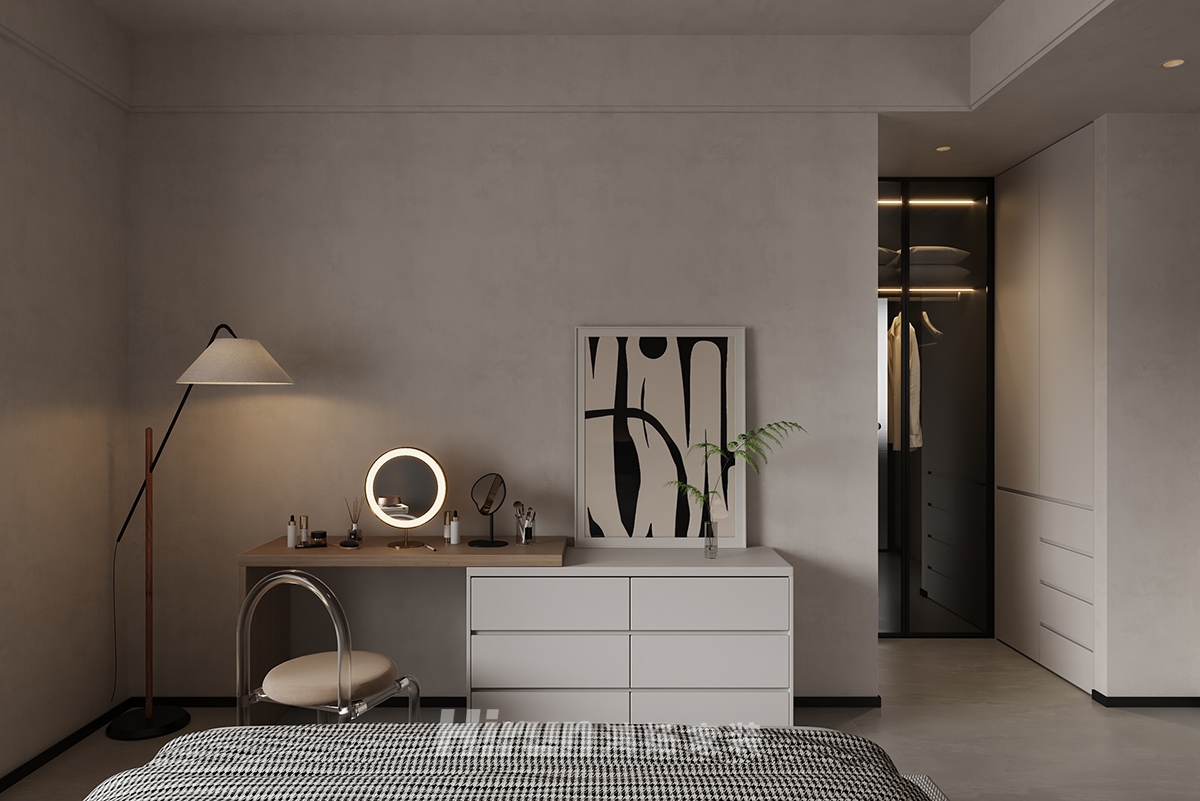 長一府143㎡雅致現代四居室 裝修案例效果圖-8