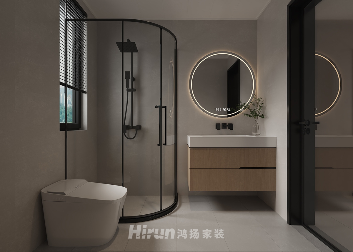 都市蘭亭140㎡雅致現代四居室 裝修案例效果圖-6