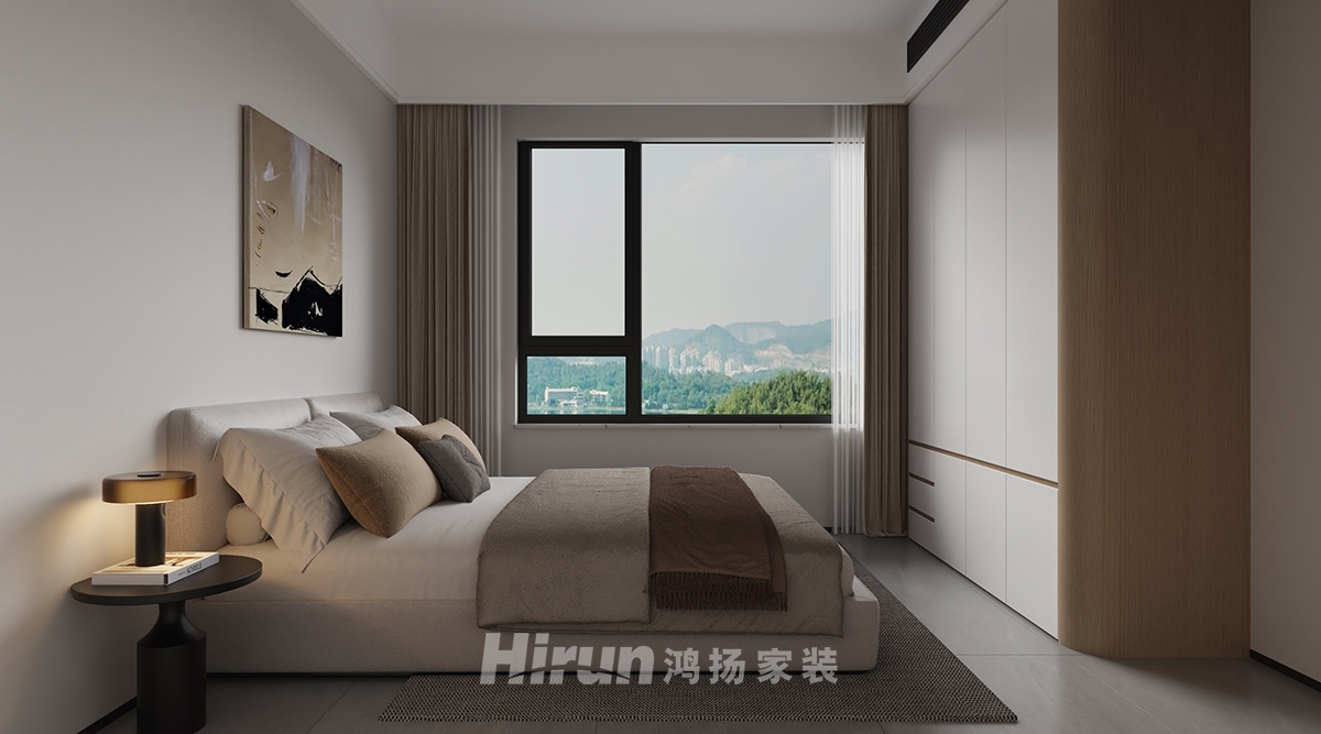 都市蘭亭140㎡雅致現代四居室 裝修案例效果圖-7