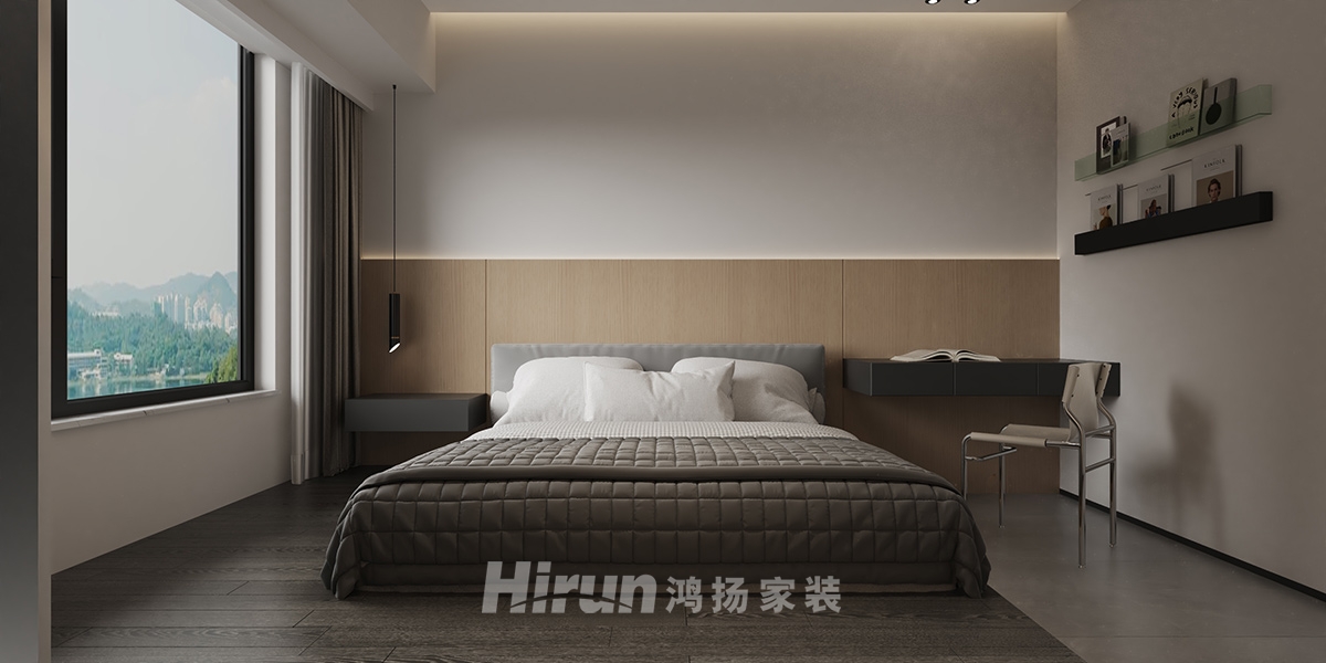 都市蘭亭140㎡雅致現代四居室 裝修案例效果圖-5