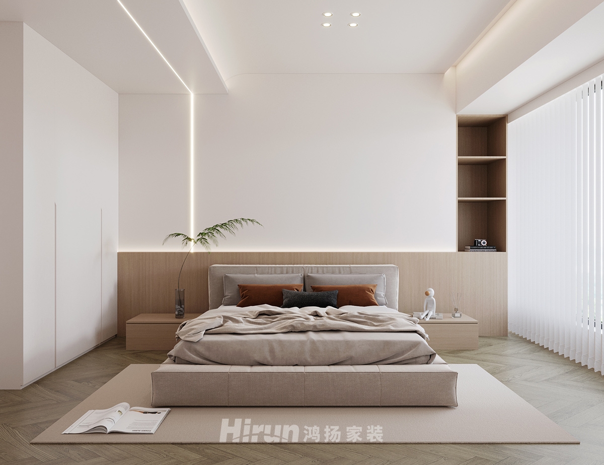 津橋華府114㎡北歐之光三居室 裝修案例效果圖-6