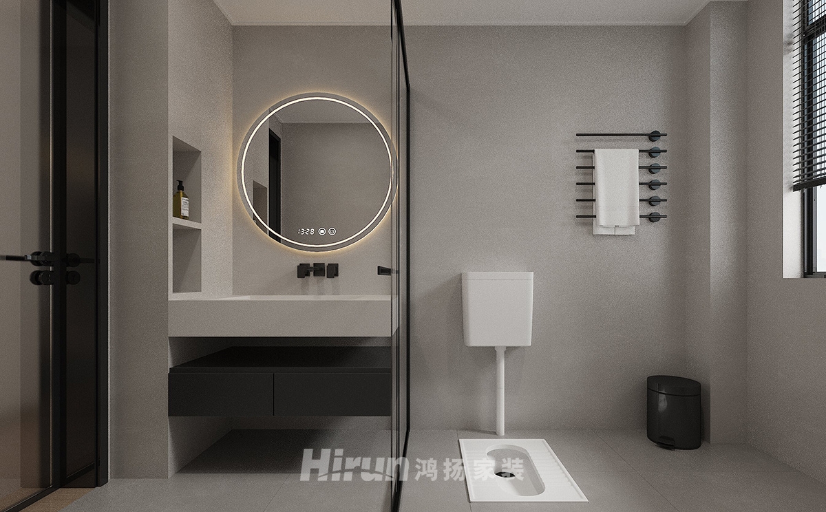 葛寧悅東方133㎡雅致現代四居室 裝修案例效果圖-8