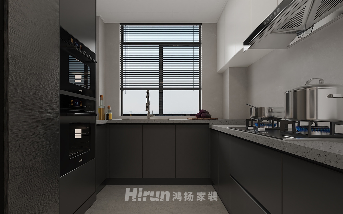 葛寧悅東方133㎡雅致現代四居室 裝修案例效果圖-10