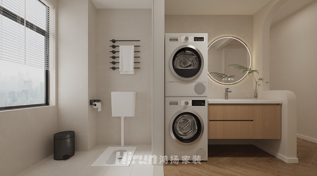 美墅灣128㎡北歐之光三居室 裝修案例效果圖-8