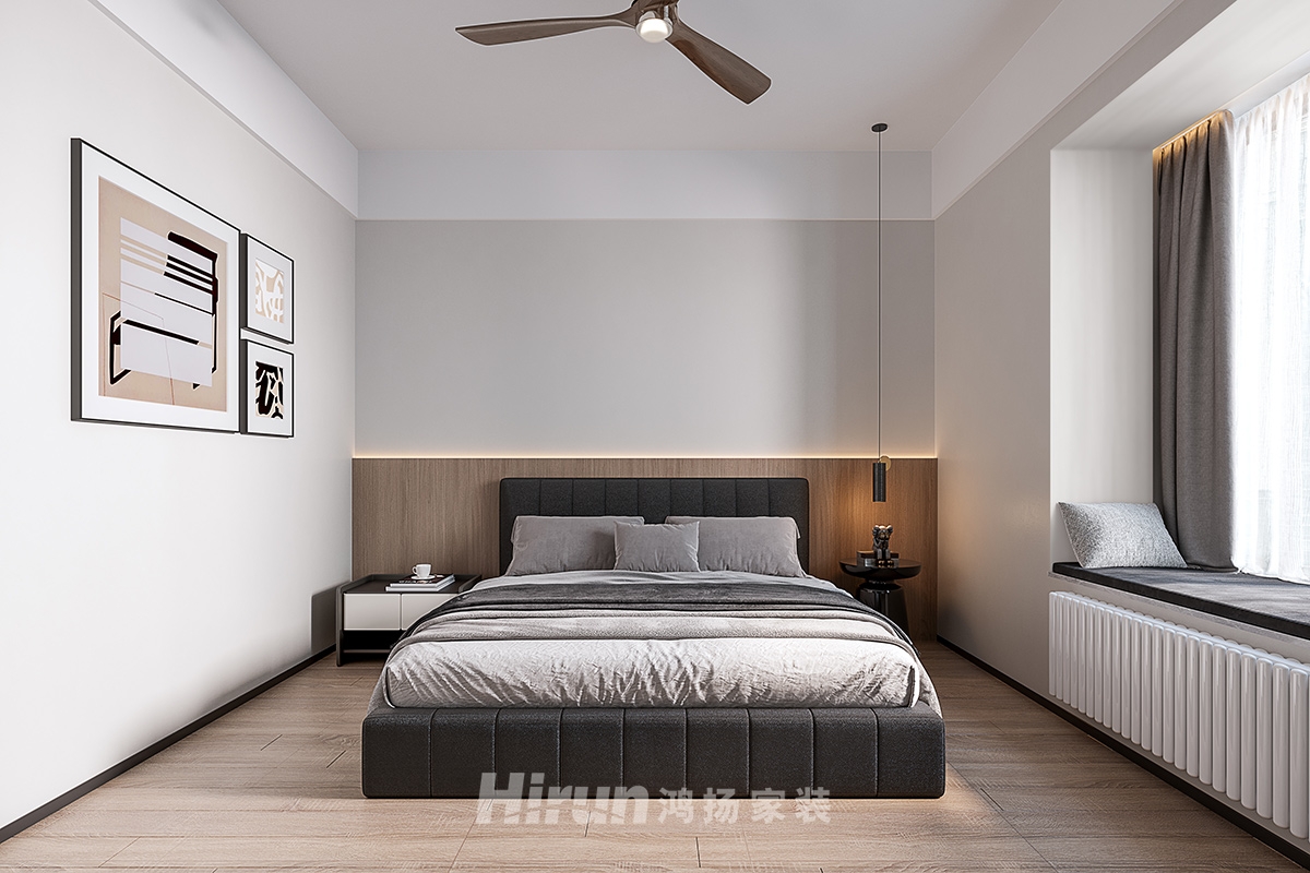 碧桂園麓府147㎡雅致現代四居室 裝修案例效果圖-2