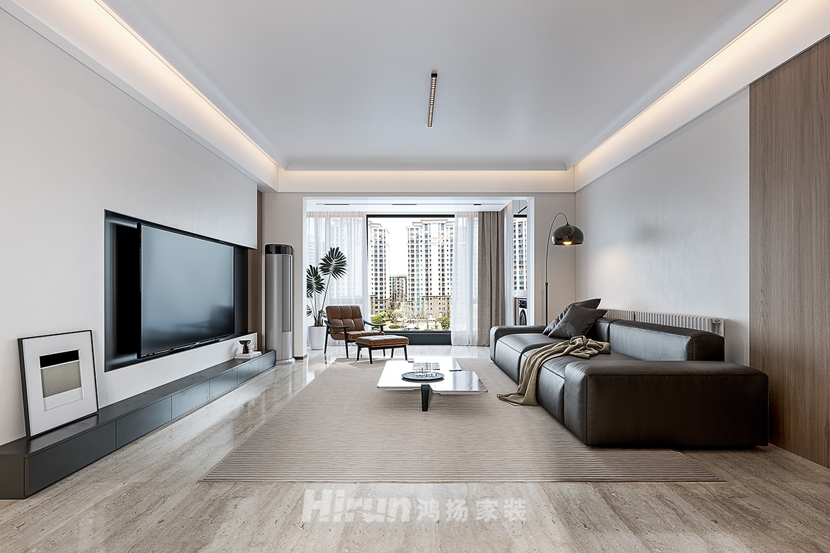 碧桂園麓府147㎡雅致現代四居室 裝修案例效果圖-4
