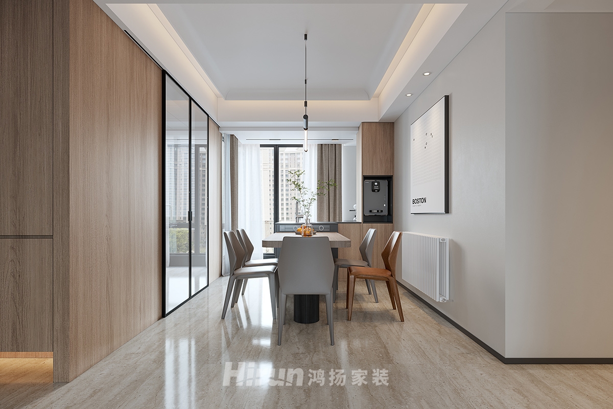 碧桂園麓府147㎡雅致現代四居室 裝修案例效果圖-10