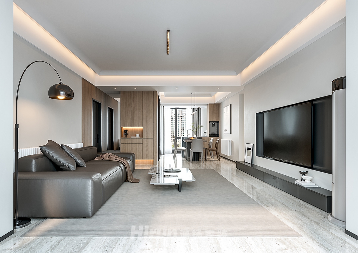 碧桂園麓府147㎡雅致現代四居室 裝修案例效果圖-7