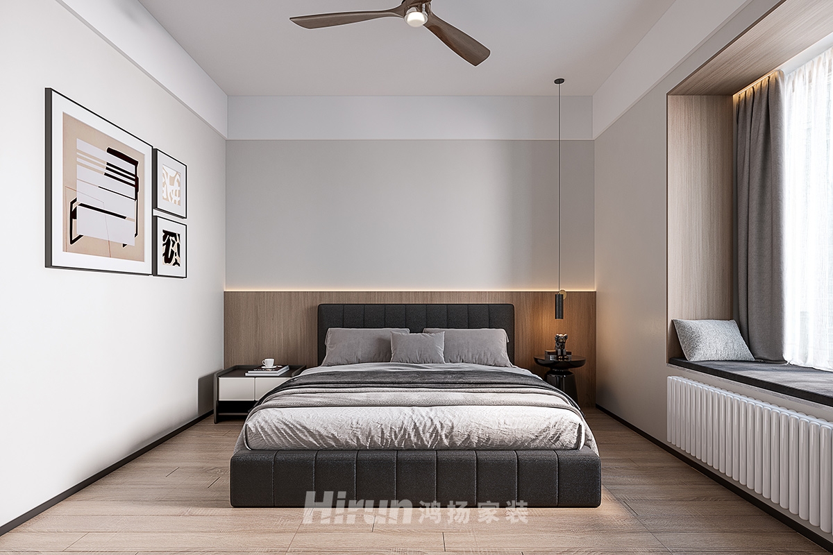 碧桂園麓府147㎡雅致現代四居室 裝修案例效果圖-6