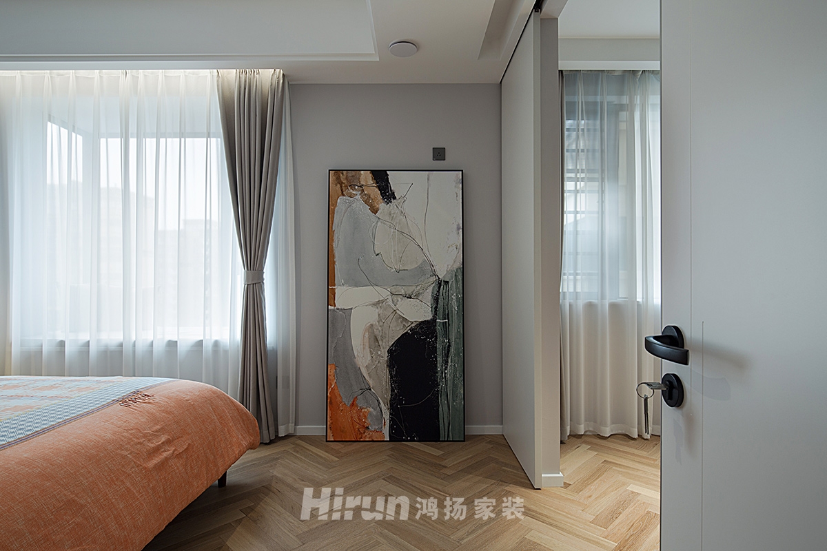 江灣壹號(hào)130㎡雅致現(xiàn)代四居室 裝修案例實(shí)景圖-15