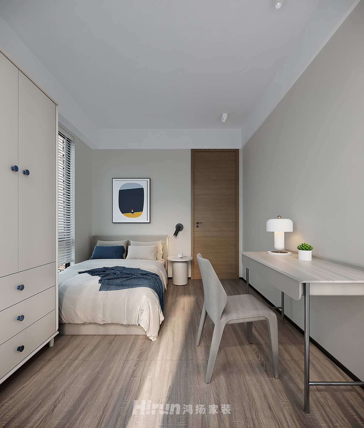 華晨神龍灣100㎡雅致現(xiàn)代三居室 裝修案例實景圖-15