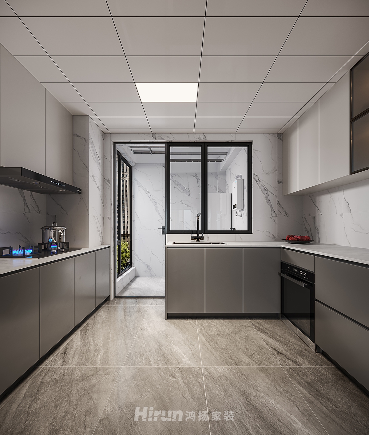 華晨神龍灣100㎡雅致現(xiàn)代三居室 裝修案例實景圖-13