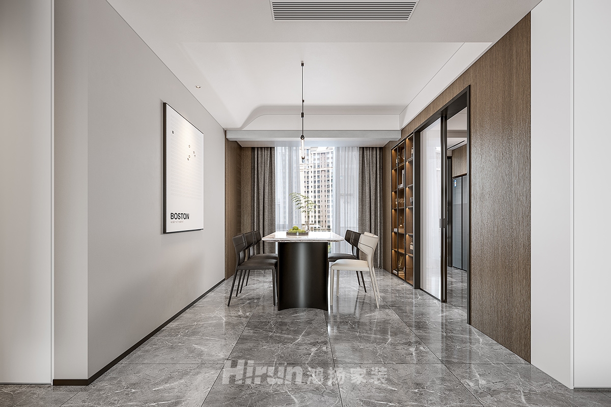 華晨神龍灣100㎡雅致現(xiàn)代三居室 裝修案例實(shí)景圖-8