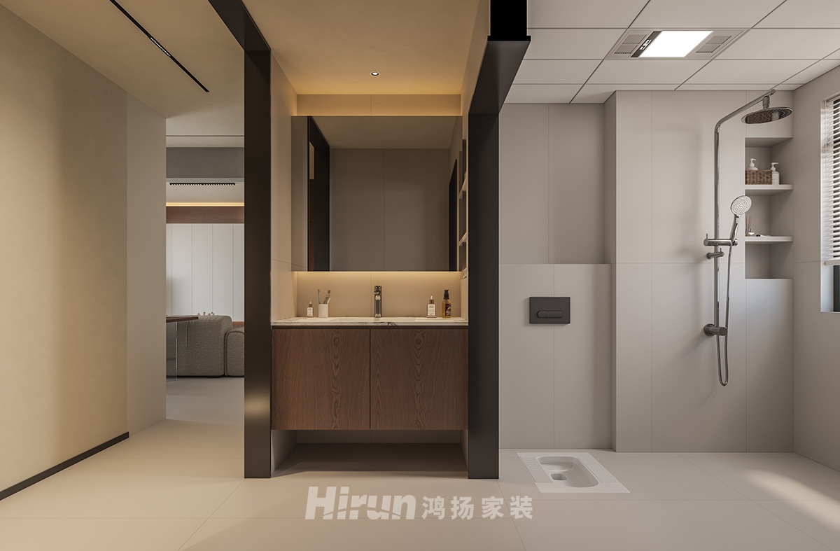 中海譽園140㎡雅致現代四居室 裝修案例實景圖-7