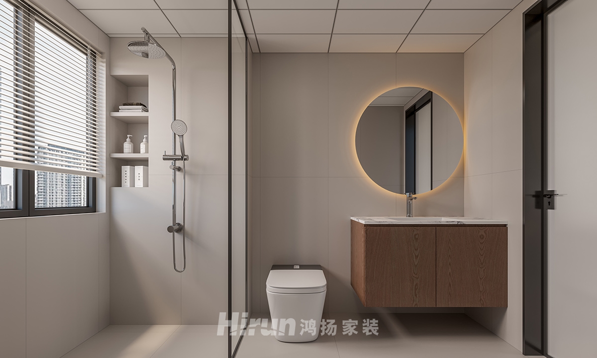 中海譽園140㎡雅致現代四居室 裝修案例實景圖-9