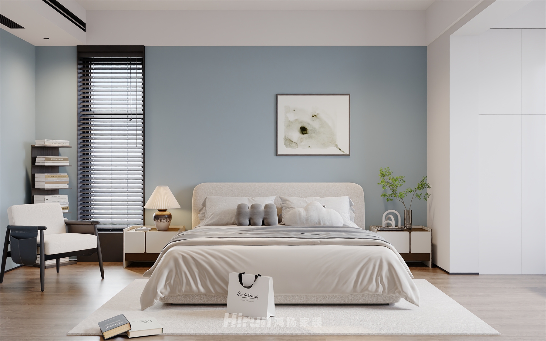 森林海160㎡雅致現代復式 裝修案例效果圖-13