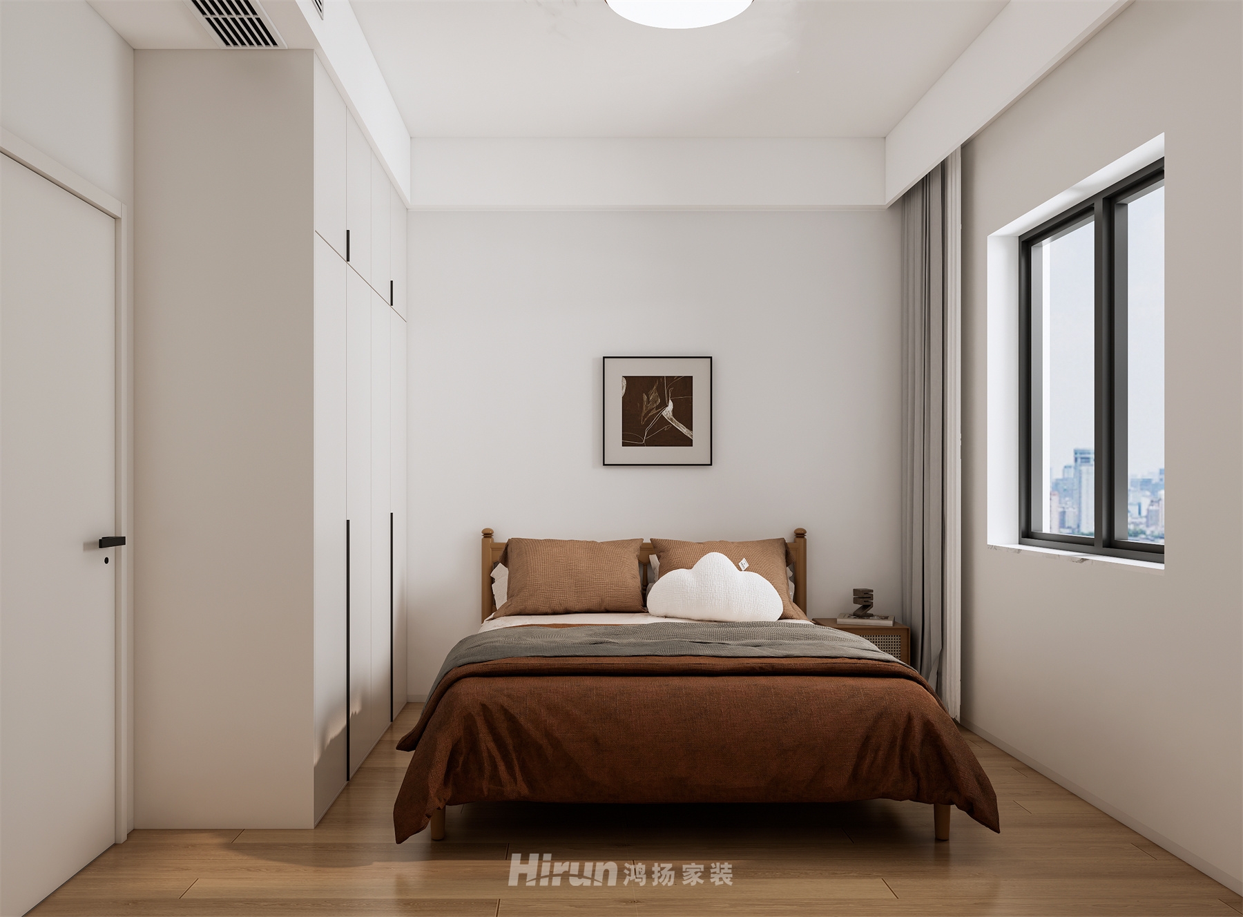 朝陽小區142㎡北歐之光四居室 裝修案例效果圖-4