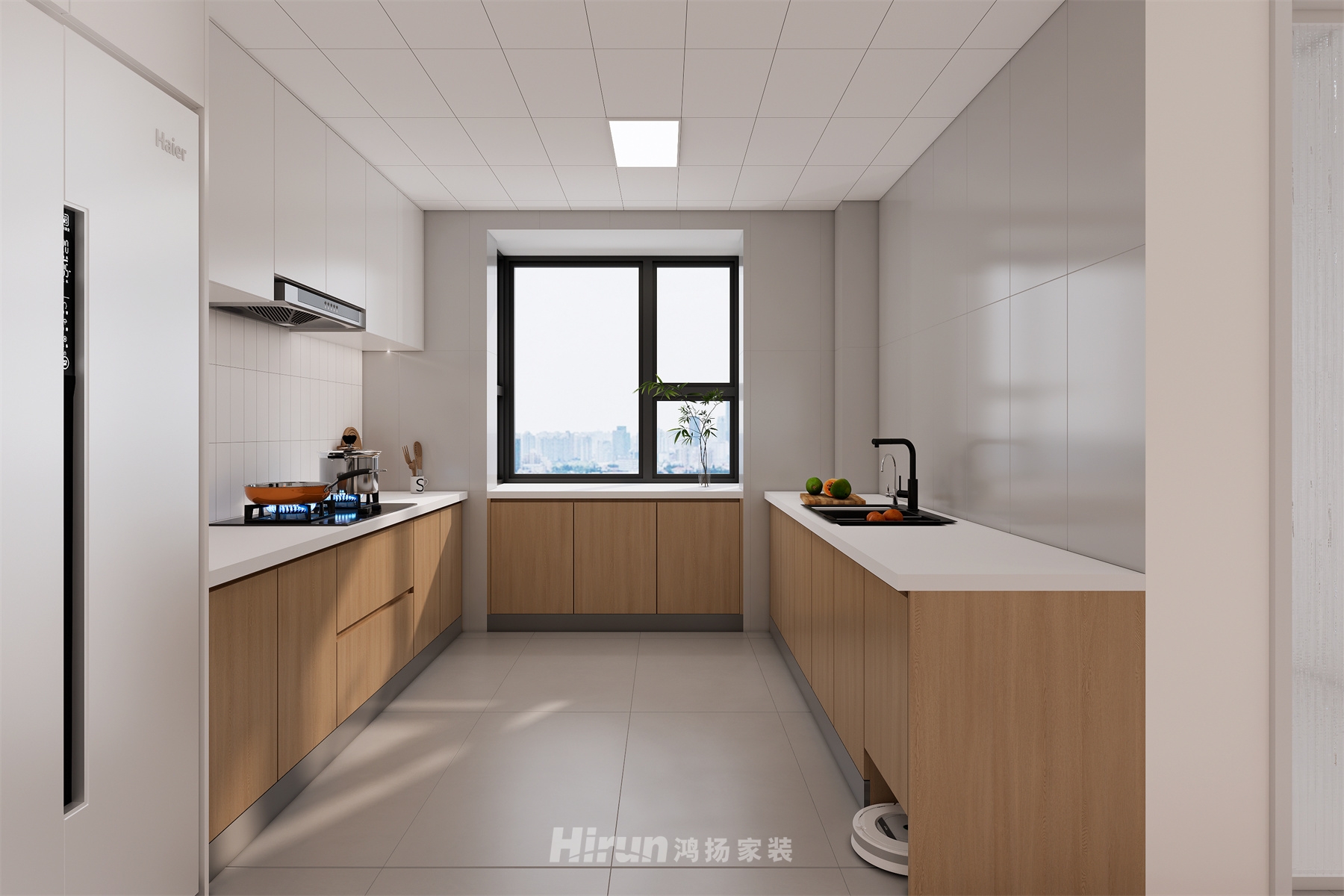 朝陽小區142㎡北歐之光四居室 裝修案例效果圖-7