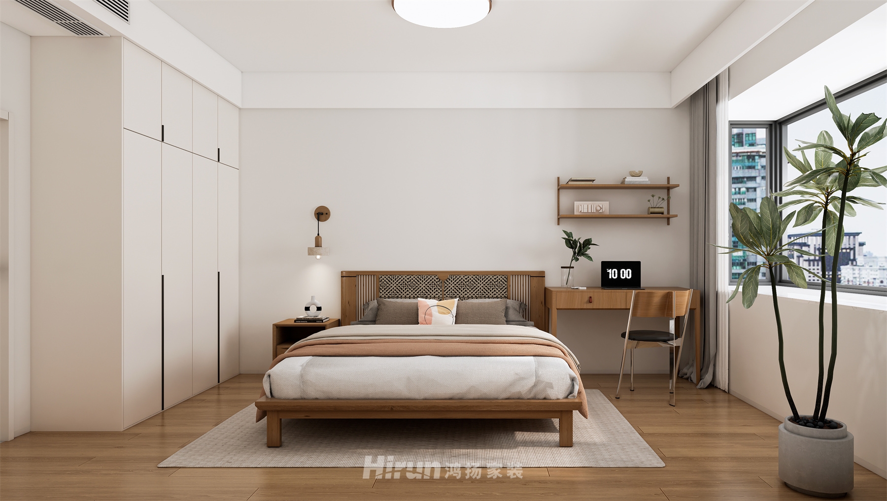 朝陽小區142㎡北歐之光四居室 裝修案例效果圖-3