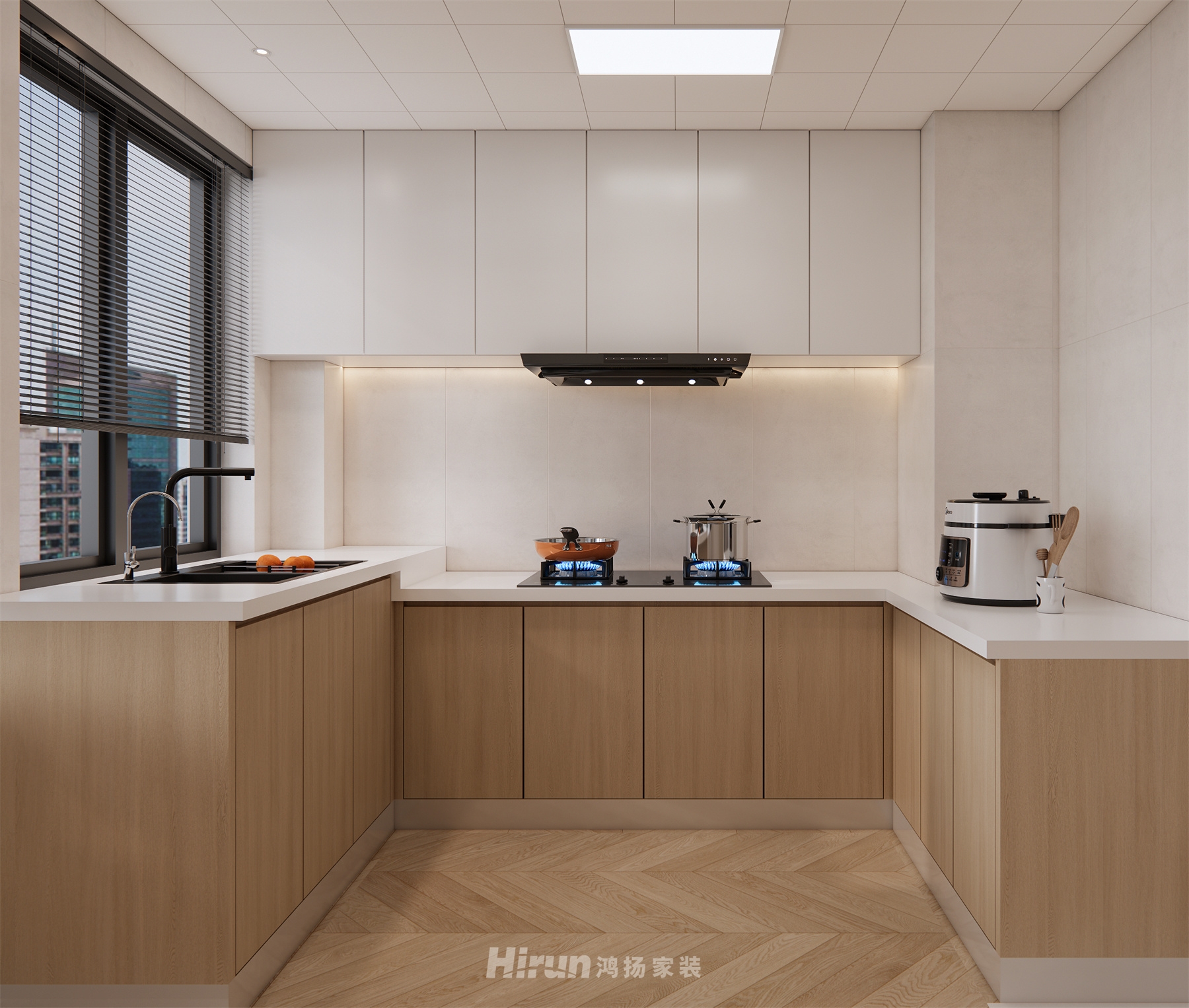 海韻天城143㎡北歐之光四居室 裝修案例效果圖-4