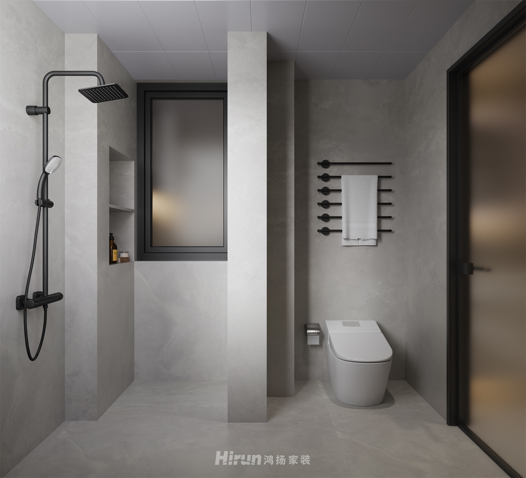 荷塘星城136㎡北歐之光三居室 裝修案例效果圖-5