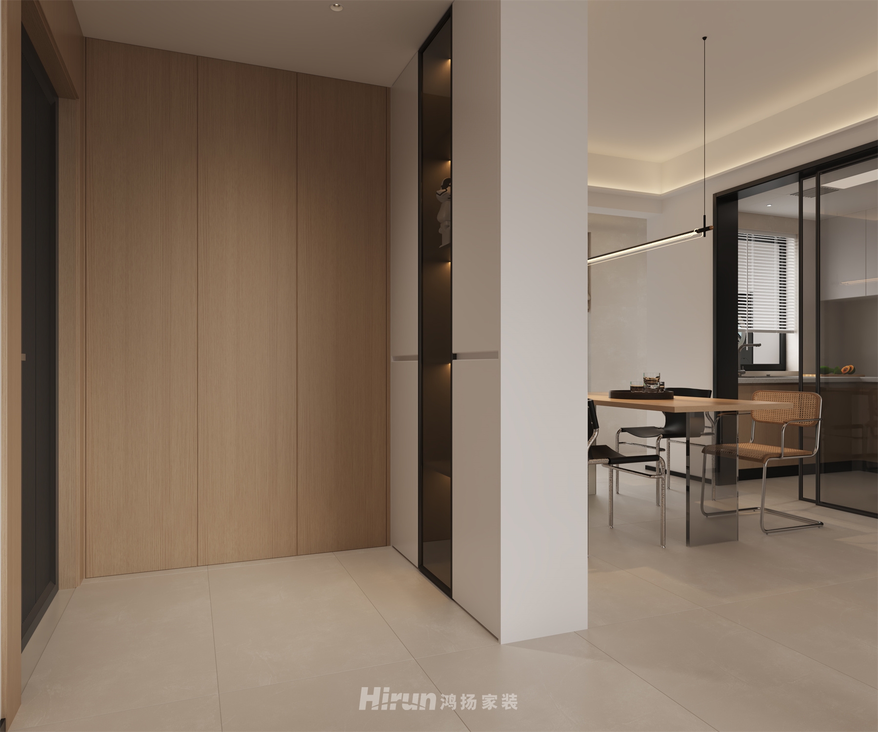 建發(fā)央著143㎡北歐之光四居室 裝修案例效果圖-6