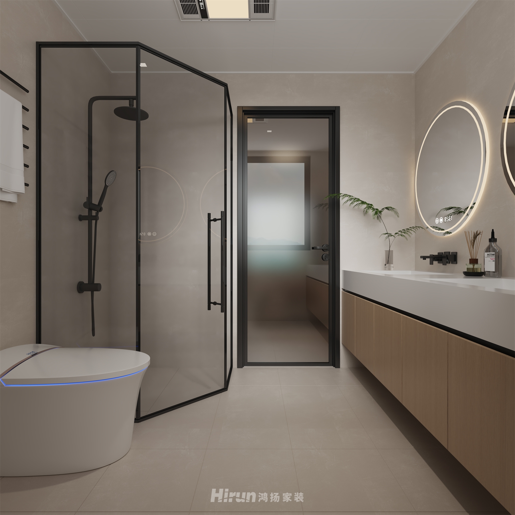 建發(fā)央著143㎡北歐之光四居室 裝修案例效果圖-8