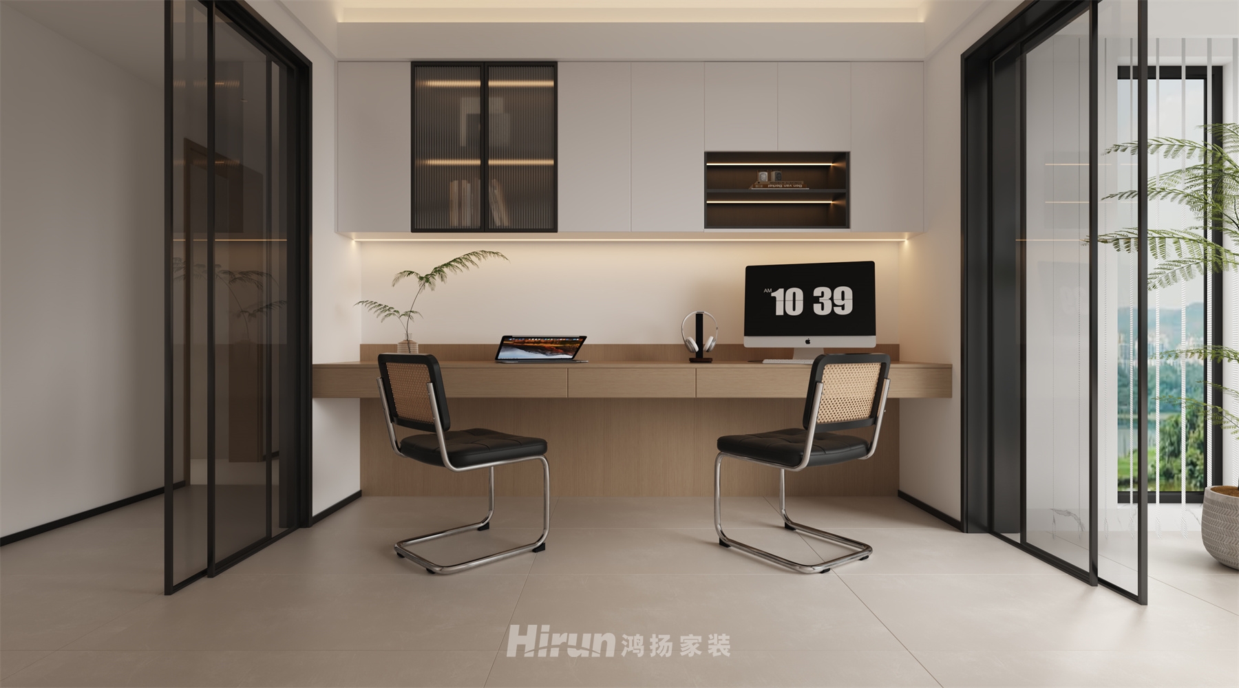 建發(fā)央著143㎡北歐之光四居室 裝修案例效果圖-5