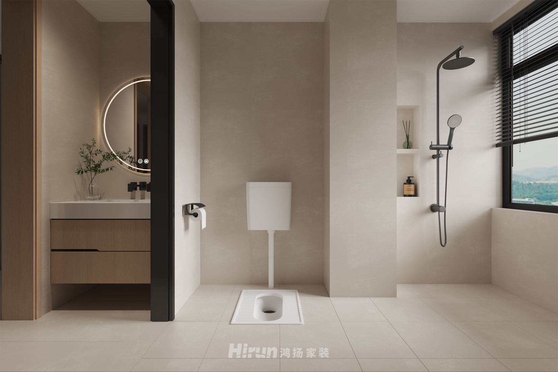 建發(fā)央著143㎡北歐之光四居室 裝修案例效果圖-4