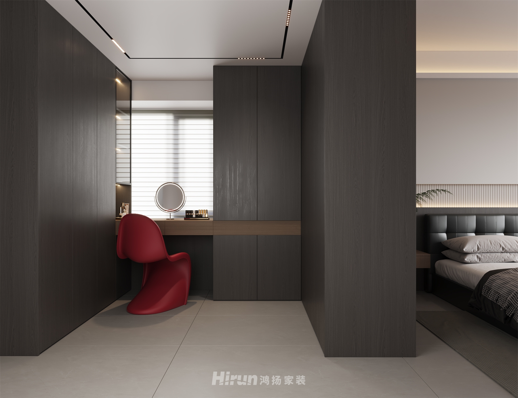 朗悅臺170㎡新裝飾主義五居室 裝修案例效果圖-10