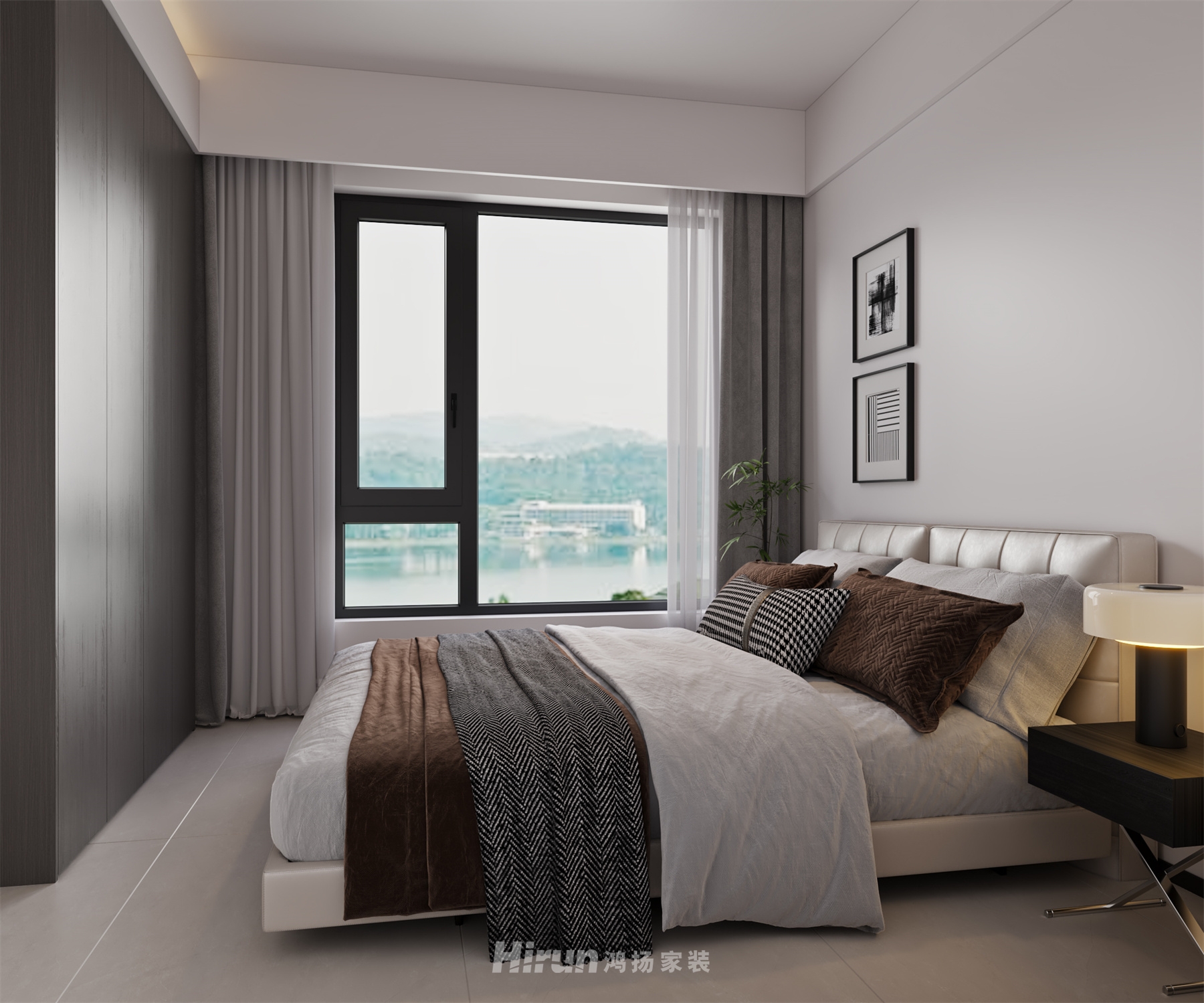 朗悅臺170㎡新裝飾主義五居室 裝修案例效果圖-13