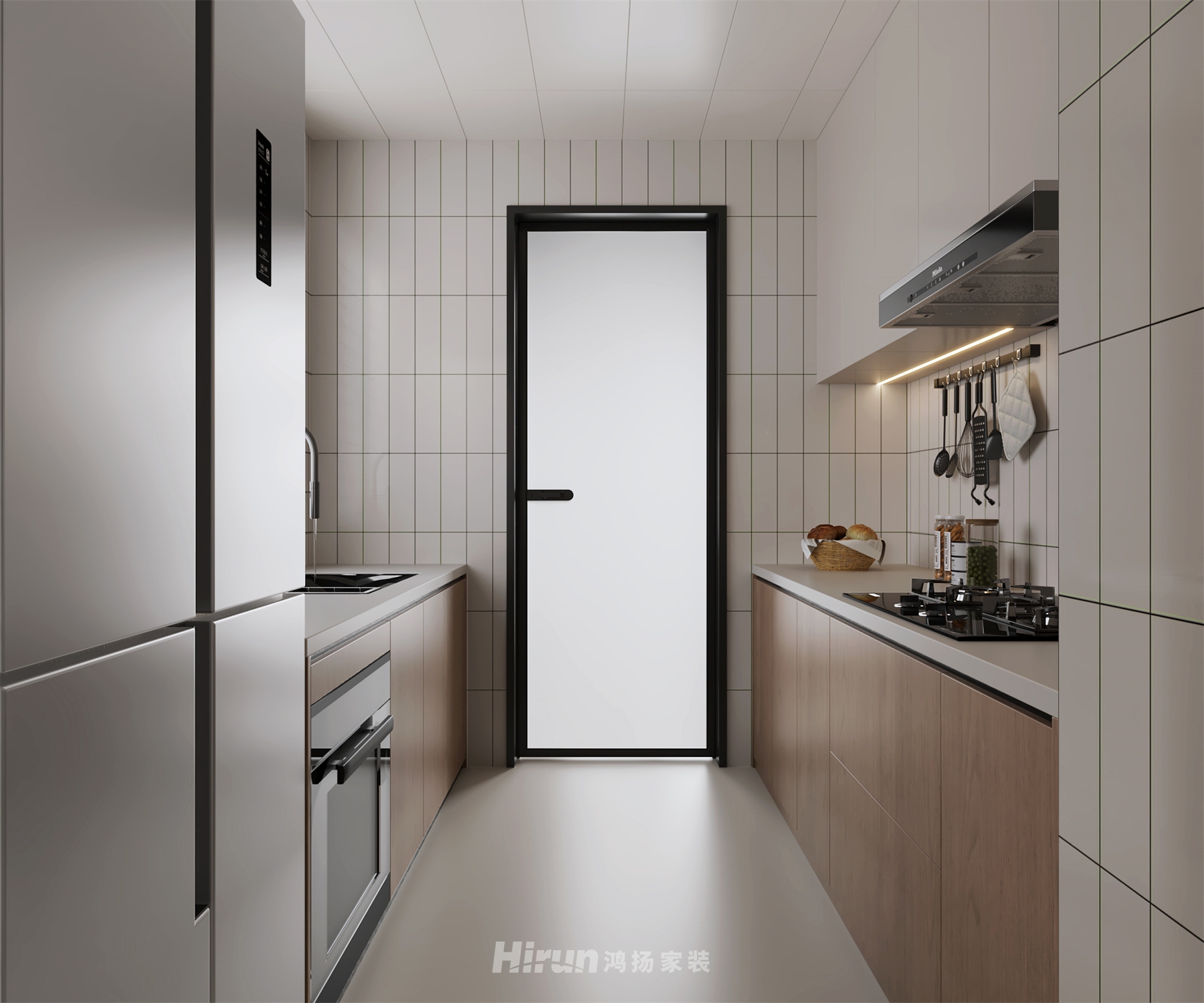 湘水灣148㎡復(fù)古風(fēng)潮四居室 裝修案例效果圖-7