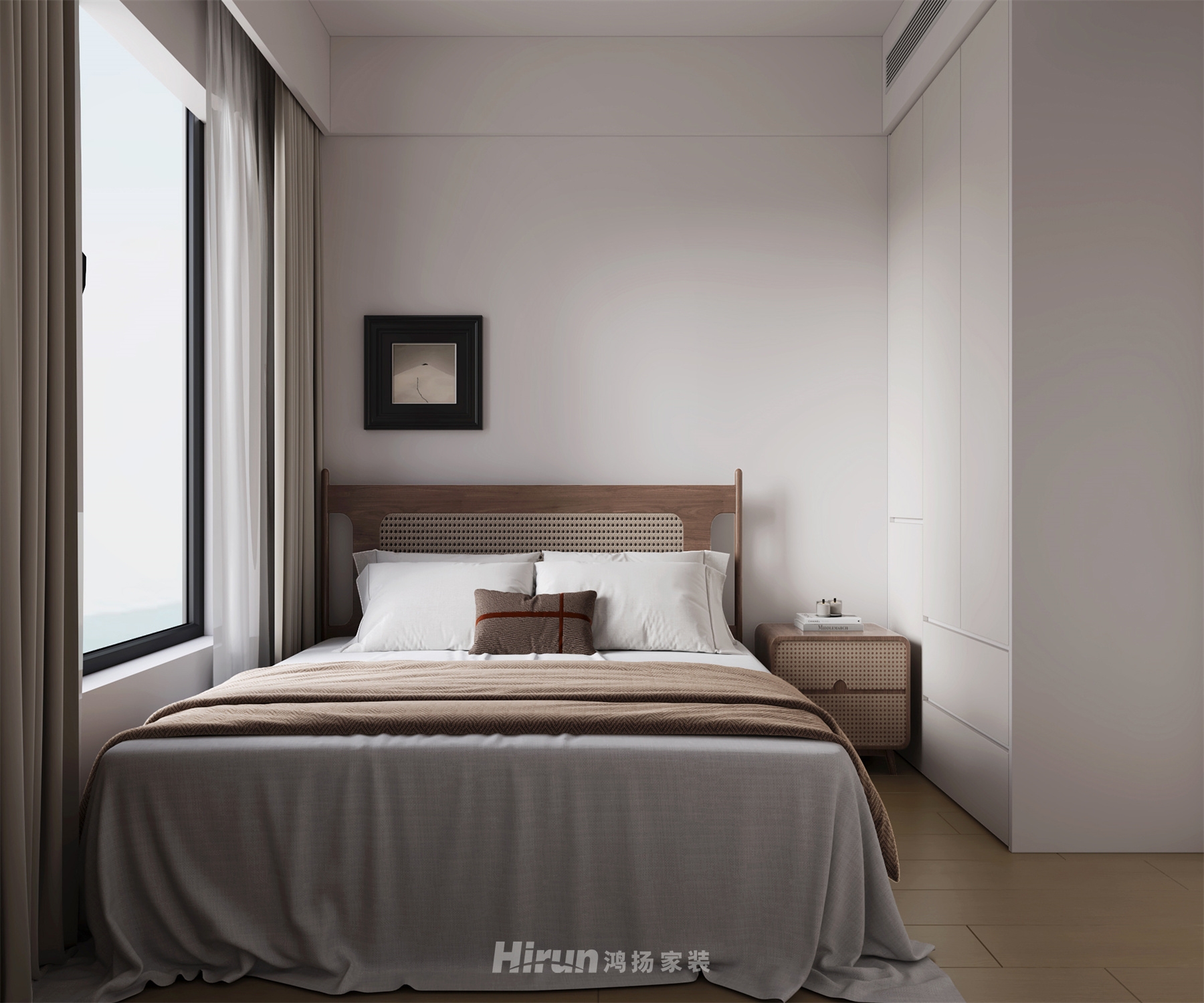 湘水灣148㎡復(fù)古風(fēng)潮四居室 裝修案例效果圖-8