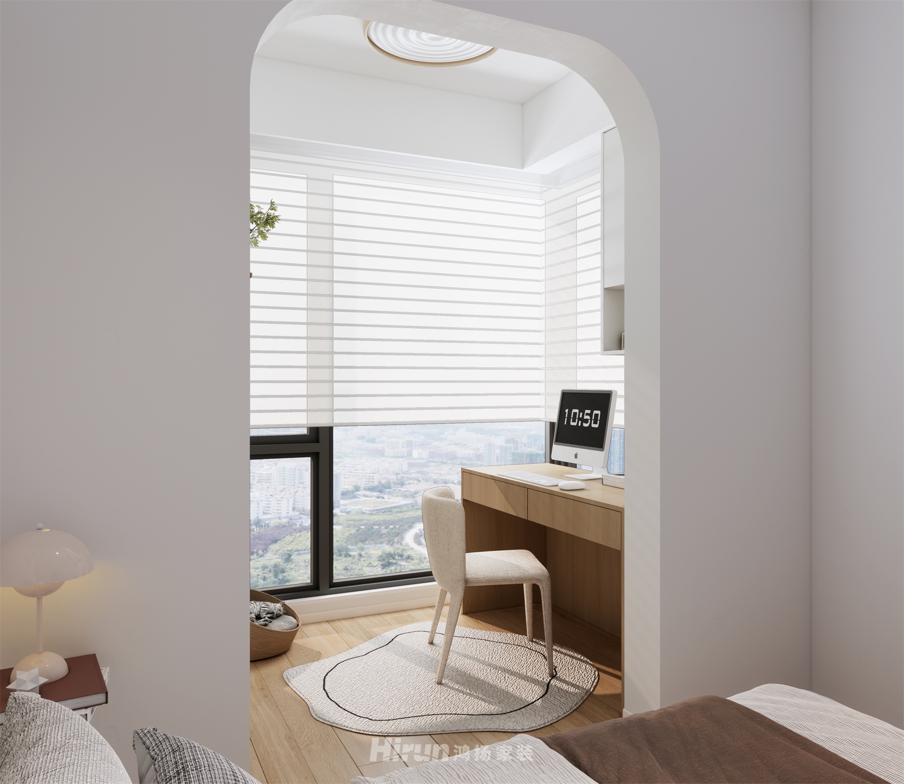 億都隨園136㎡北歐之光四居室 裝修案例效果圖-4