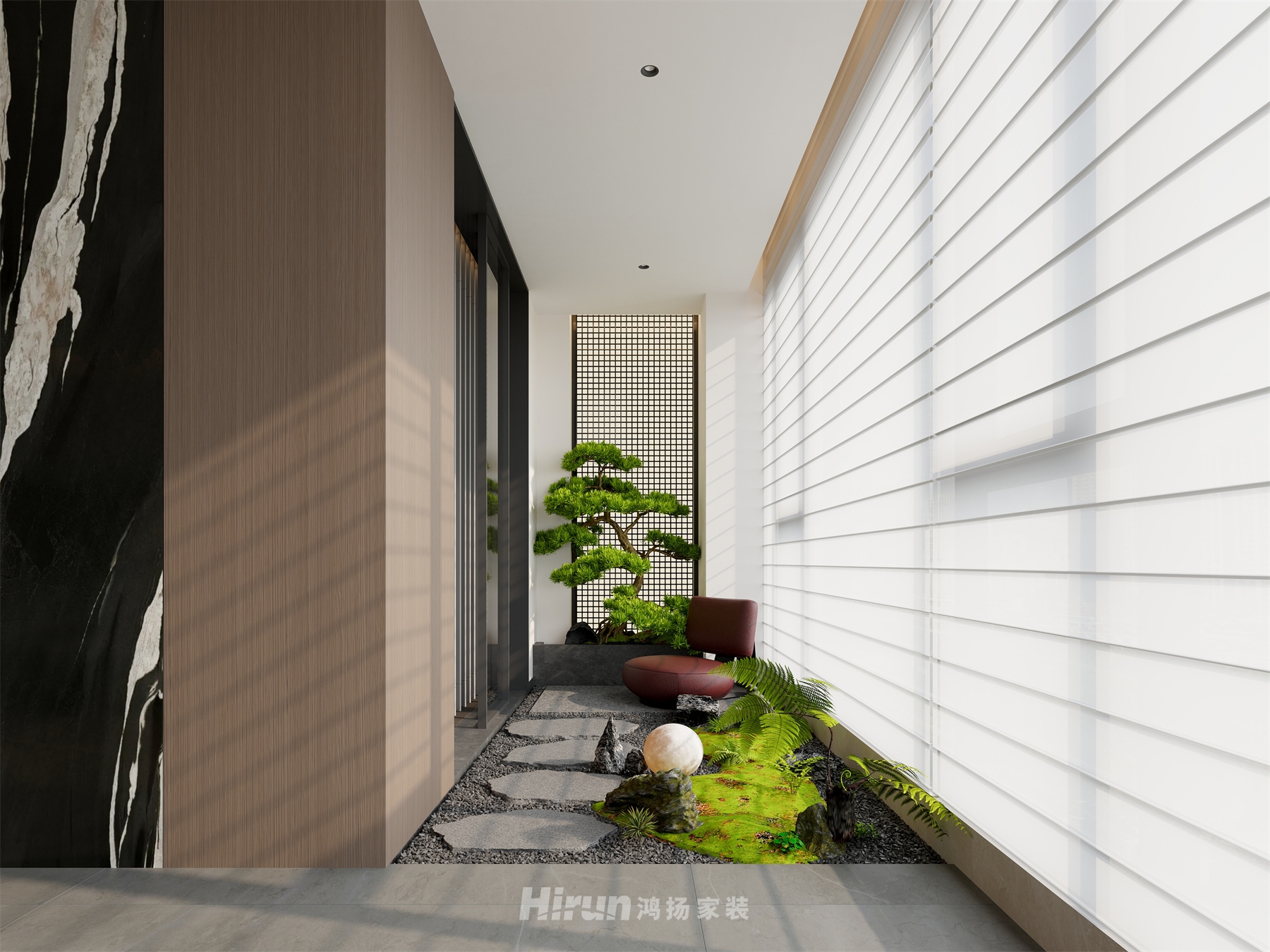 金茂云府176㎡雅致現代四居室 裝修案例效果圖-10